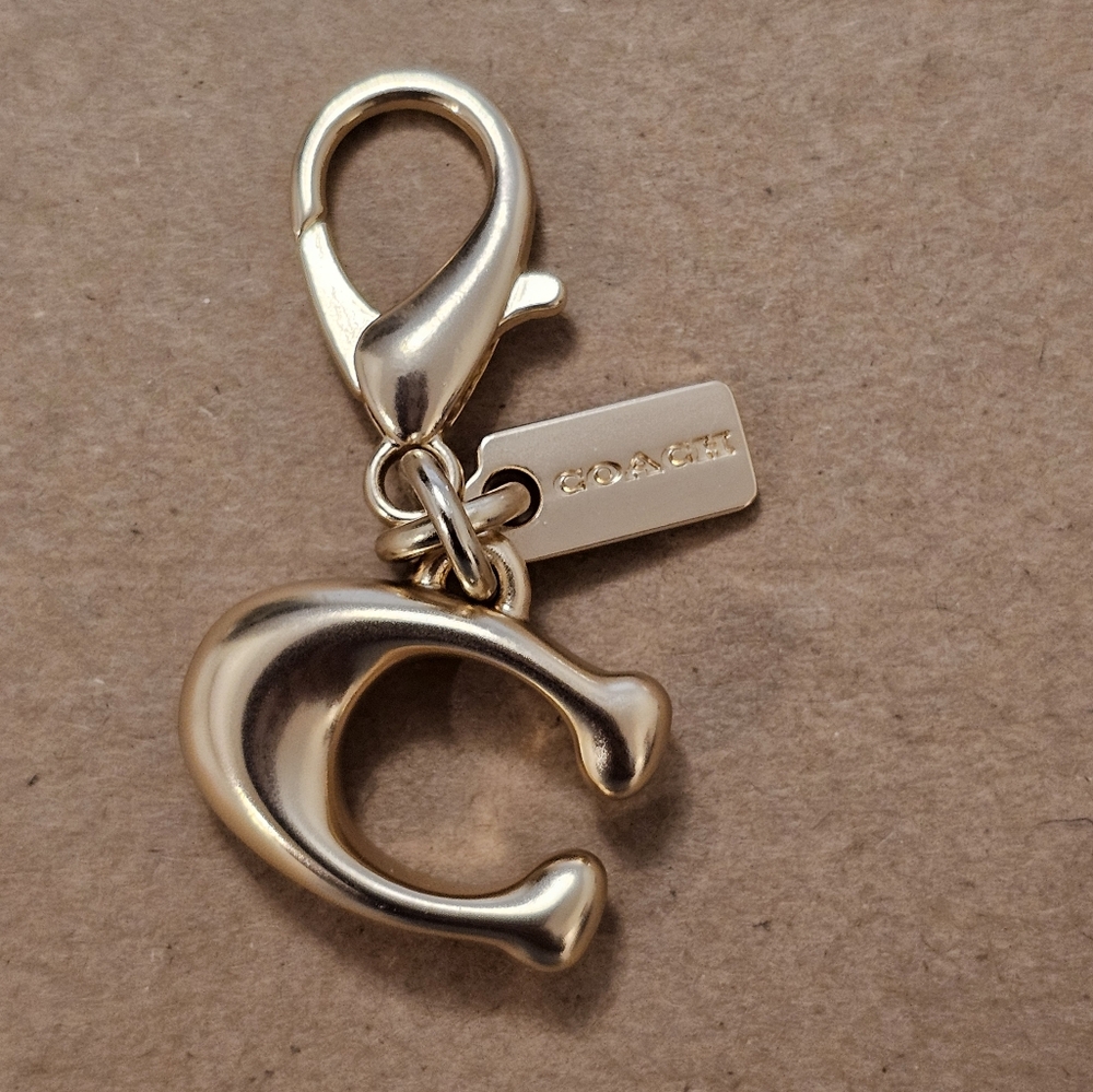 Coach C Charm bag